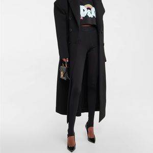 DOLCE & GABBANA HIGH RISE LOGO LEGGINGS, SZ IT/40 US/4 BLACK NWT!